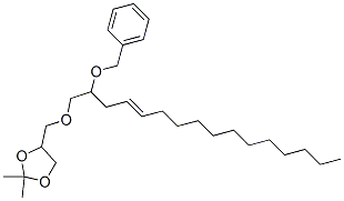 2,2-Dimethyl-4-[[(2-phenylmethoxy-4-hexadecenyl)oxy]methyl]-1,3-dioxolane CAS#: 56256-42-9