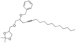 2,2-Dimethyl-4-[[(2-phenylmethoxy-4-hexadecynyl)oxy]methyl]-1,3-dioxolane CAS#: 54897-83-5