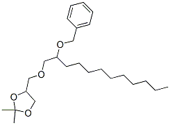 2,2-Dimethyl-4-[[[2-(phenylmethoxy)dodecyl]oxy]methyl]-1,3-dioxolane CAS#: 56256-34-9