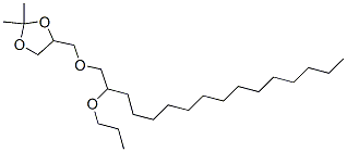 2,2-Dimethyl-4-[[(2-propoxyhexadecyl)oxy]methyl]-1,3-dioxolane CAS#: 56256-28-1