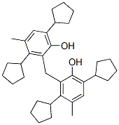 2,2'-methylenebis[3,6-dicyclopentyl-p-cresol] CAS#: 55036-38-9