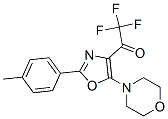 2,2,2-Trifluoro-1-[2-(4-methylphenyl)-5-morpholinooxazol-4-yl]ethanone CAS#: 51770-11-7