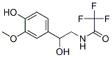 2,2,2-Trifluoro-N-[2-hydroxy-2-(4-hydroxy-3-methoxyphenyl)ethyl]acetamide CAS#: 56805-13-1