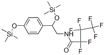 2,2,3,3,4,4,4-Heptafluoro-N-[2-(trimethylsilyloxy)-2-[4-(trimethylsilyloxy)phenyl]ethyl]butanamide CAS#: 55471-01-7