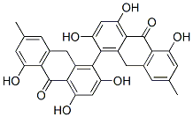 2,2',4,4',5,5'-Hexahydroxy-7,7'-dimethyl-1,1'-bi[anthracen-10(9H)-one] CAS#: 517-48-6