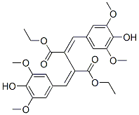 2,3-Bis[(E)-(4-hydroxy-3,5-dimethoxyphenyl)methylene]butanedioic acid diethyl ester CAS#: 56136-37-9