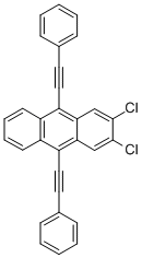 2,3-DICHLORO-9,10-BIS(PHENYLETHYNYL)ANTHRACENE CAS#: 51580-25-7
