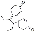 2',3'-Diethyl-4',5'-dihydrospiro[2-cyclohexene-1,1'-[1H]indene]-4,6'(2'H)-dione CAS#: 54889-77-9