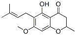 2,3-Dihydro-5-hydroxy-7-methoxy-2-methyl-6-(3-methyl-2-butenyl)-4H-1-benzopyran-4-one CAS#: 54964-86-2