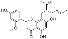 2,3-Dihydro-5,7-dihydroxy-2-(4-hydroxy-2-methoxyphenyl)-8-[5-methyl-2-(1-methylvinyl)-4-hexenyl]-4H-1-benzopyran-4-one CAS#: 52483-02-0