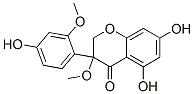 2,3-Dihydro-5,7-dihydroxy-3-(4-hydroxy-2-methoxyphenyl)-3-methoxy-4H-1-benzopyran-4-one CAS#: 56909-13-8