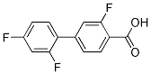 2',3,4'-Trifluoro-[1,1'-biphenyl]-4-carboxylic acid CAS#: 505082-86-0