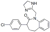 2,3,4,5-Tetrahydro-3-(p-chlorophenyl)-1-[(2-imidazolin-2-yl)methyl]-1H-1-benzazepin-2-one CAS#: 54951-32-5