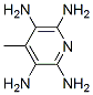 2,3,5,6-Pyridinetetramine, 4-methyl- CAS#: 59425-20-6