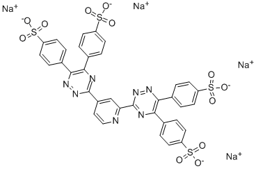 2,4-BIS[5,6-DI(P-SULFOPHENYL)-1,2,4-TRIAZIN-3-YL]PYRIDINE TETRASODIUM SALT CAS#: 59895-79-3