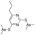 2,4-Bis[(dimethylarsino)thio]-6-propylpyrimidine CAS#: 51678-02-5