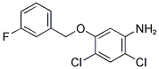 2,4-DICHLORO-5-[(3-FLUOROBENZYL)OXY]ANILINE CAS#: 439095-33-7