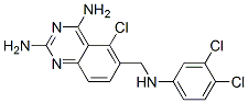 2,4-Diamino-5-chloro-6-[(3,4-dichloroanilino)methyl]quinazoline CAS#: 52128-43-5