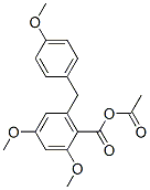 2,4-Dimethoxy-6-[(4-methoxyphenyl)methyl]benzoic acid acetic anhydride CAS#: 55429-38-4