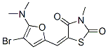 2,4-Thiazolidinedione,  5-[[4-bromo-5-(dimethylamino)-2-furanyl]methylene]-3-methyl- CAS#: 469884-17-1