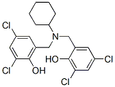 2,4-dichloro-6-[[cyclohexyl-[(3,5-dichloro-2-hydroxy-phenyl)methyl]ami no]methyl]phenol CAS#: 6642-08-6
