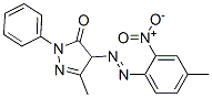 2,4-dihydro-5-methyl-4-[(4-methyl-2-nitrophenyl)azo]-2-phenyl-3H-pyrazol-3-one CAS#: 6407-77-8
