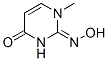 2,4(1H,3H)-Pyrimidinedione,1-methyl-,2-oxime(9CI) CAS#: 545379-74-6
