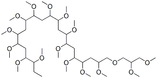 2,4,5,7,8,10,11,13,14,16,17,19,20-Tridecamethoxy-1-(2,3-dimethoxypropoxy)docosane CAS#: 56247-74-6
