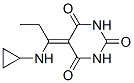 2,4,6(1H,3H,5H)-Pyrimidinetrione, 5-[1-(cyclopropylamino)propylidene]- (9CI) CAS#: 587003-00-7