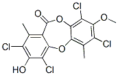 2,4,7,9-Tetrachloro-3-hydroxy-8-methoxy-1,6-dimethyl-11H-dibenzo[b,e][1,4]dioxepin-11-one CAS#: 527-93-5