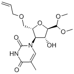 2,5-ANHYDRO-4-DEOXY-4-(3,4-DIHYDRO-5-METHYL-2,4-DIOXO-1(2H)-PYRIMIDINYL)-6-O-2-PROPENYL-1-(DIMETHYL ACETAL)-L-MANNOSE CAS#: 473796-97-3