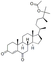 25-(Acetyloxy)ergost-4-ene-3,6-dione CAS#: 56143-32-9