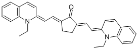 2,5-BIS((E)-2-[1-ETHYL-2(1H)-QUINOLINYLIDENE]ETHYLIDENE)CYCLOPENTANONE CAS#: 53115-01-8