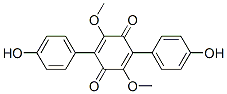 2,5-Bis(4-hydroxyphenyl)-3,6-dimethoxy-1,4-benzoquinone CAS#: 51860-93-6
