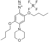 2,5-DIBUTOXY-4-(4-MORPHOLINYL)BENZENEDIAZONIUM TETRAFLUOROBORATE CAS#: 50543-78-7