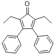 2,5-DIETHYL-3,4-DIPHENYLCYCLOPENTADIENONE CAS#: 51932-77-5