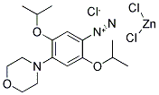 2,5-DIISOPROPOXY-4-MORPHOLINOBENZENEDIAZONIUM CHLORIDE ZINC CHLORIDE CAS#: 51572-12-4