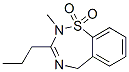 2,5-Dihydro-2-methyl-3-propyl-1,2,4-benzothiadiazepine 1,1-dioxide CAS#: 46781-71-9