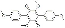 2,5-Dimethoxy-3,6-bis(4-methoxyphenyl)-2,5-cyclohexadiene-1,4-dione CAS#: 51860-94-7