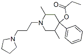 2,5-Dimethyl-4-phenyl-4-propionyloxy-1-[3-(1-pyrrolidinyl)propyl]piperidine CAS#: 54521-98-1