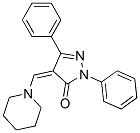2,5-Diphenyl-4-(1-piperidinylmethylene)-2H-pyrazol-3(4H)-one CAS#: 5272-54-8