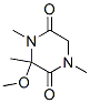 2,5-Piperazinedione,3-methoxy-1,3,4-trimethyl-(9CI) CAS#: 519141-18-5