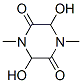 2,5-Piperazinedione,3,6-dihydroxy-1,4-dimethyl-(9CI) CAS#: 59417-39-9