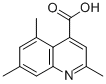 2,5,7-TRIMETHYLQUINOLINE-4-CARBOXYLIC ACID CAS#: 436092-02-3