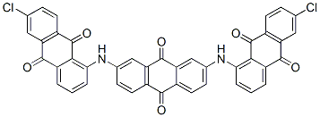 2,7-Bis[(6-chloro-9,10-dihydro-9,10-dioxoanthracen-1-yl)amino]-9,10-anthracenedione CAS#: 6370-73-6