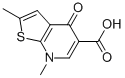 2,7-DIMETHYL-4-OXO-4,7-DIHYDROTHIENO[2,3-B]PYRIDINE-5-CARBOXYLIC ACID CAS#: 55503-21-4