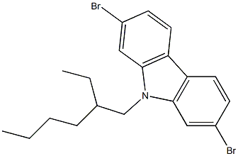 2,7-DibroMo-9-(2-ethylhexyl)-9H-carbazole CAS#: 544436-46-6