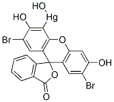 (2',7'-dibromo-3',6'-dihydroxy-3-oxospiro[isobenzofuran-1(3H),9'-[9H]xanthen]-4'-yl)hydroxymercury CAS#: 55728-51-3