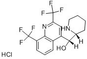 (2,8-BIS-TRIFLUOROMETHYL-QUINOLIN-4-YL)-PIPERIDIN-2-YL-METHANOL HYDROCHLORIDE(R*,R*) CAS#: 58560-52-4