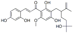 (2E)-1-[2,4-Dihydroxy-3-[5-hydroxy-5-methyl-2-(1-methylethenyl)hexyl]-6-methoxyphenyl]-3-(2,4-dihydroxyphenyl)-2-propen-1-one CAS#: 52482-98-1